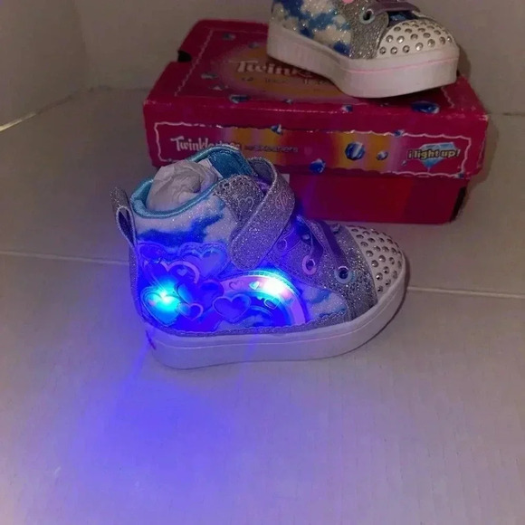 Sketchers Twinkle Toes infant size 5C - Picture 4 of 6